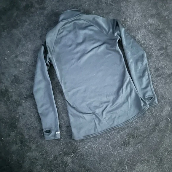 Burton Shirt Women Small WB EXPDTN 1/4 ZIP Gray Dryride Base Layer Polyester - Picture 11 of 11